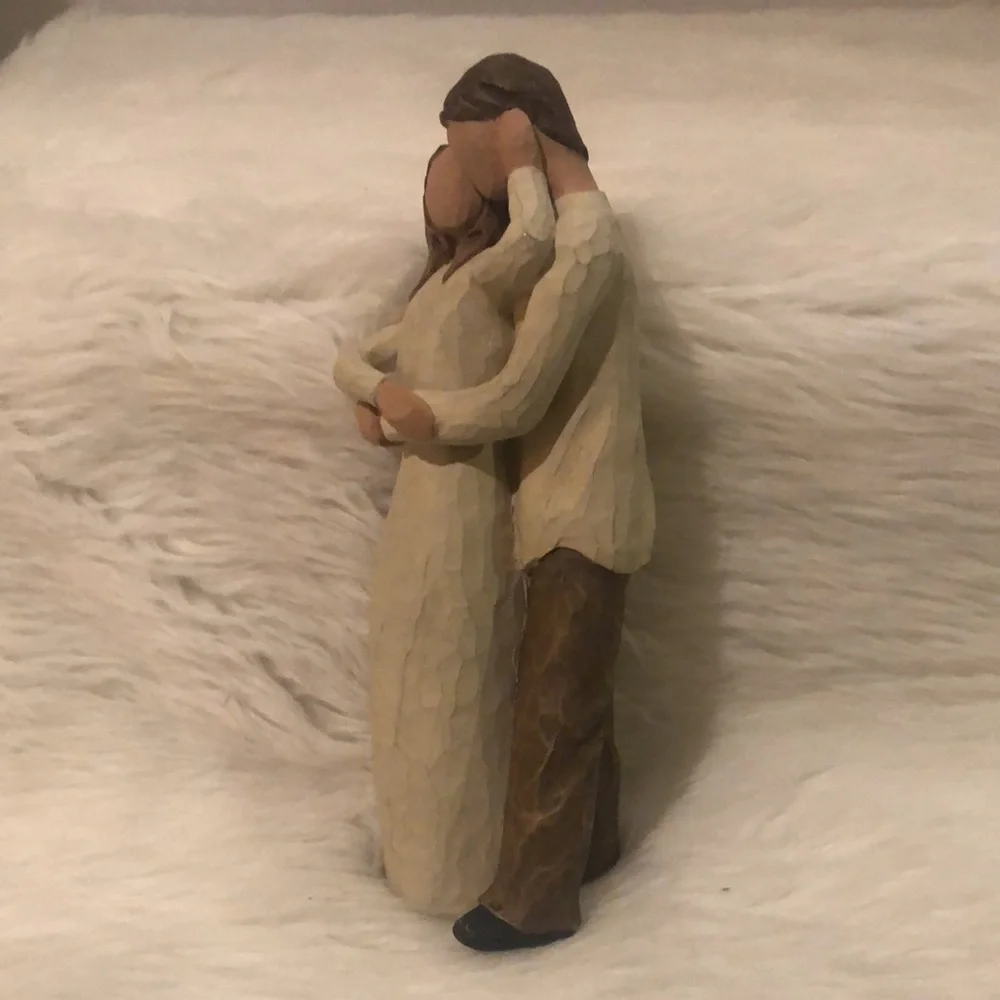 Willow Tree “Together” 2001 Man and Woman Embracing Figurine - Picture 4 of 5
